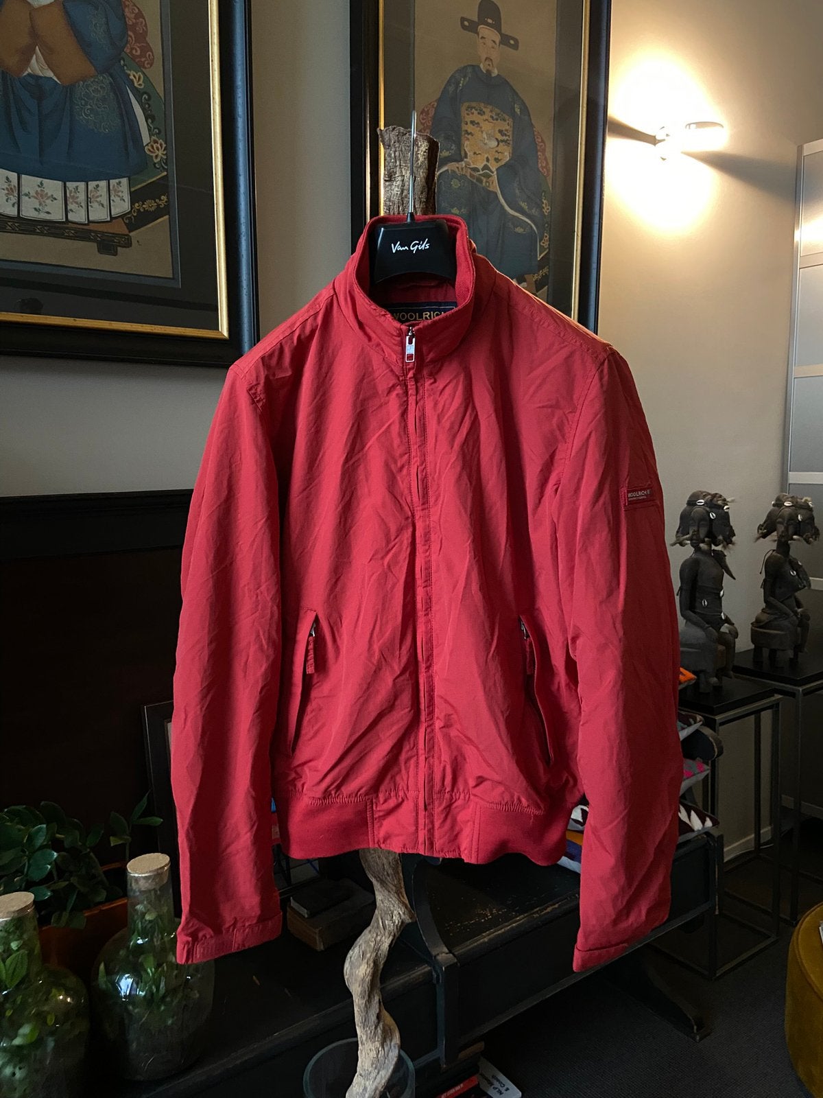 Woolrich ‘Bomberjacket’ (Rood, S), Ophalen of Verzenden, Nieuw, Maat 46 (S) of kleiner, Rood