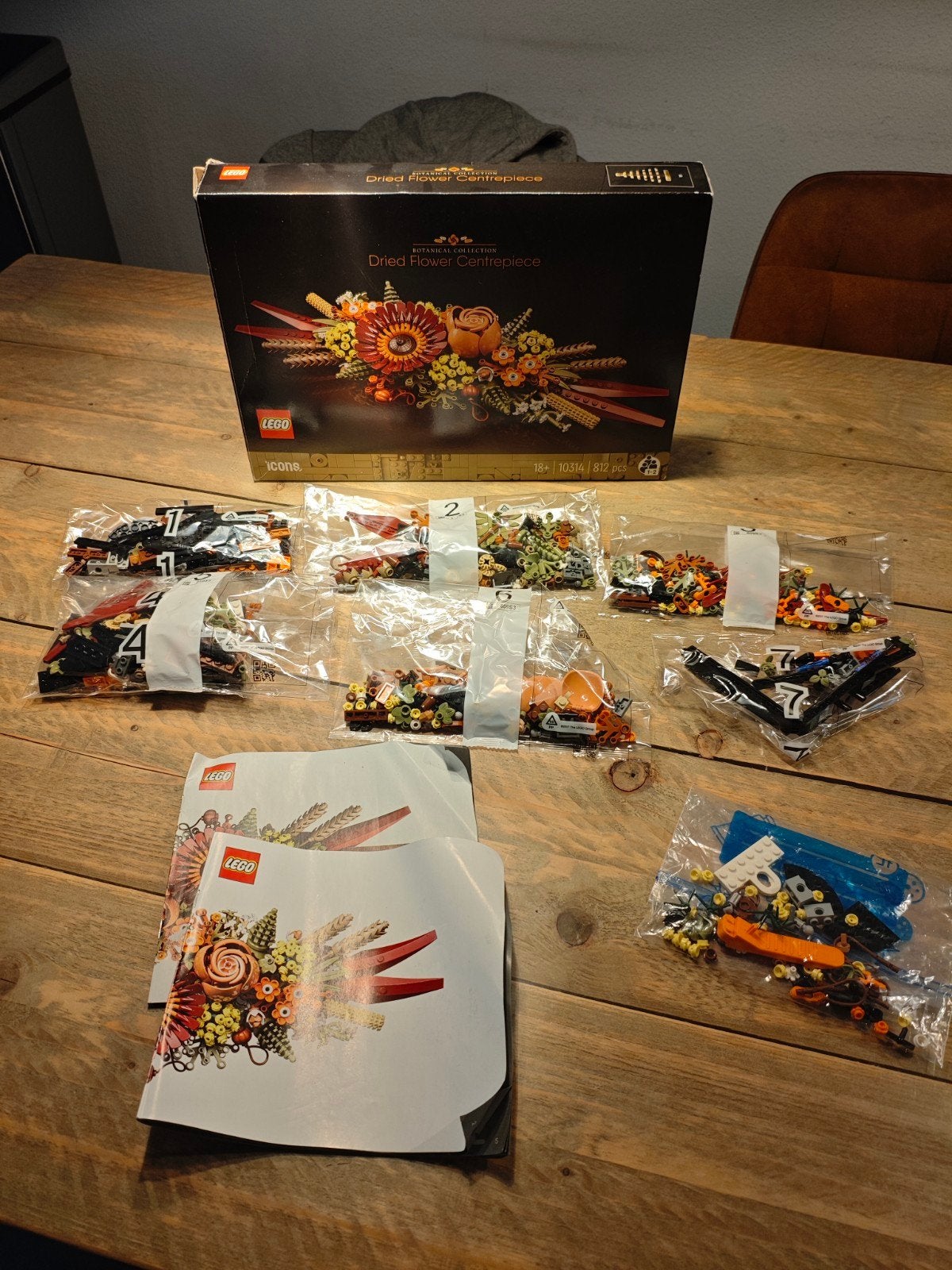 LEGO Icons 10314 Gedroogd Bloemstuk - Compleet, Verzenden, Zo goed als nieuw