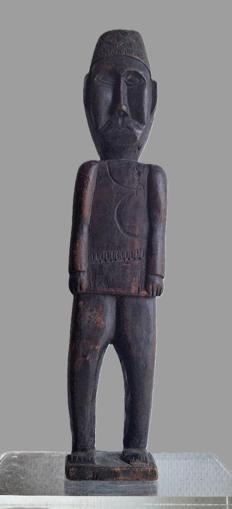 Timor Voorouderbeeld altaar geen batak dayak asmat tanimbar, 45 cm, Indonesië, Handgemaakt, Ritueel object