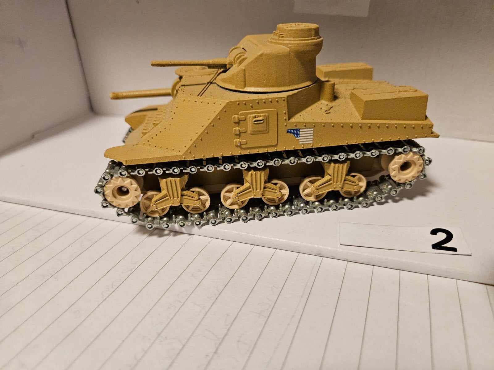 militaire voertuigen Solido nr 2 woestijn tank, Ophalen of Verzenden, Landmacht, Amerika