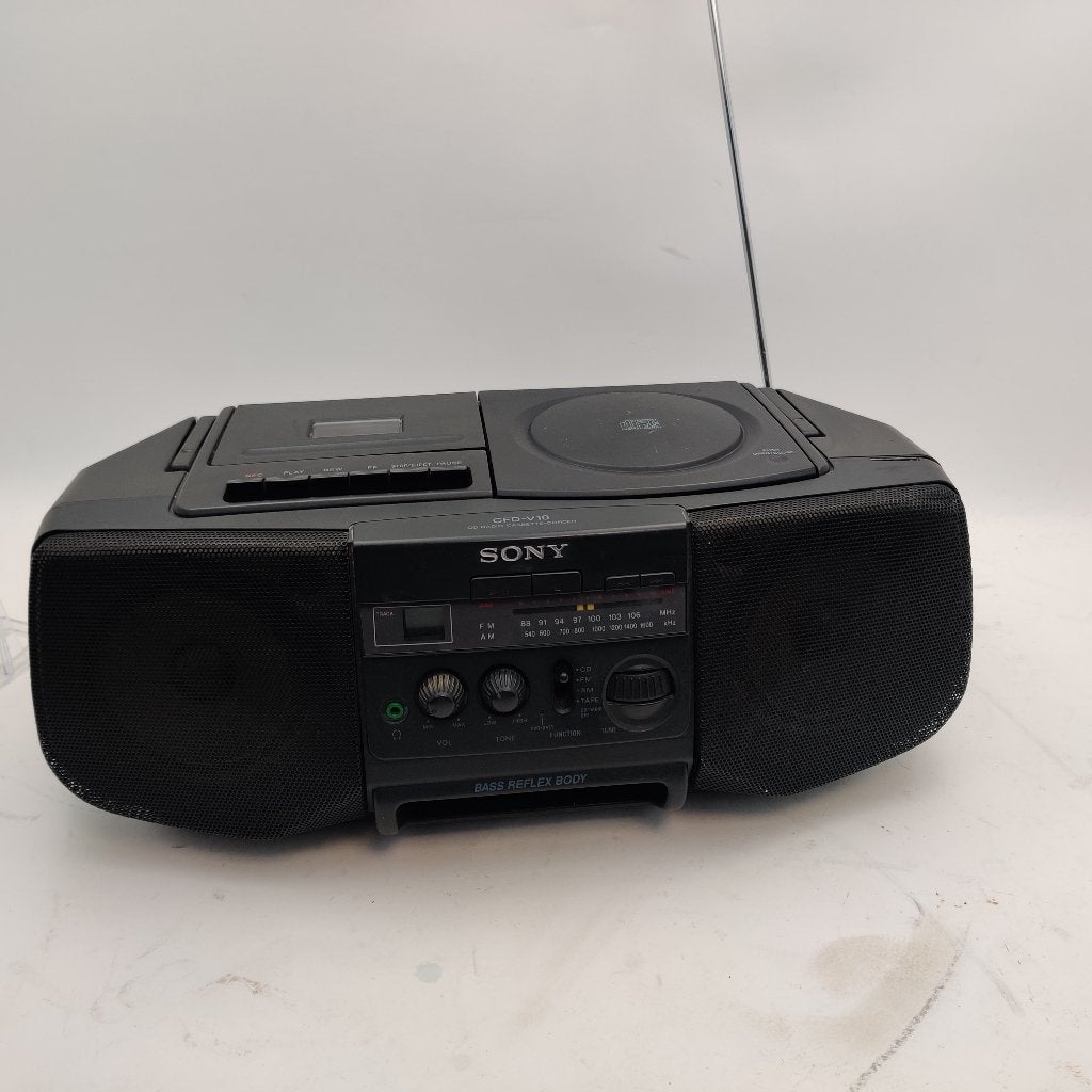 Sony CFD-V10 CD Radio Cassette Recorder Boombox voor €49.99, Audio, Tv en Foto, Ophalen of Verzenden, S, S, S