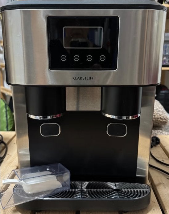 Klarstein Eiszeit Crush ijsblokjesmachine / waterdispenser, Ophalen, Zo goed als nieuw, Zelfvriezend