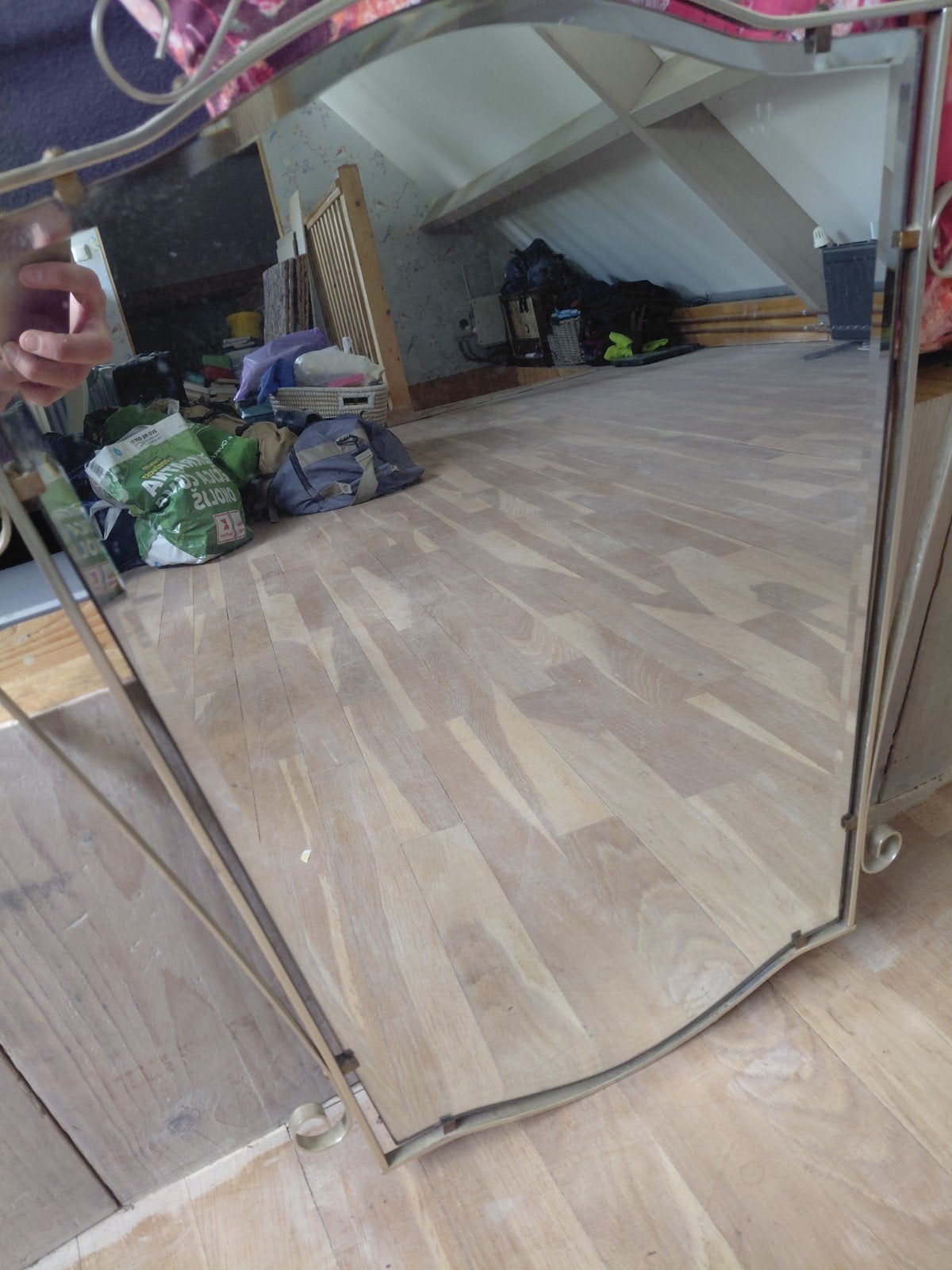 Oude spiegel een plaatje, Ophalen, Rechthoekig, Minder dan 50 cm, Minder dan 100 cm
