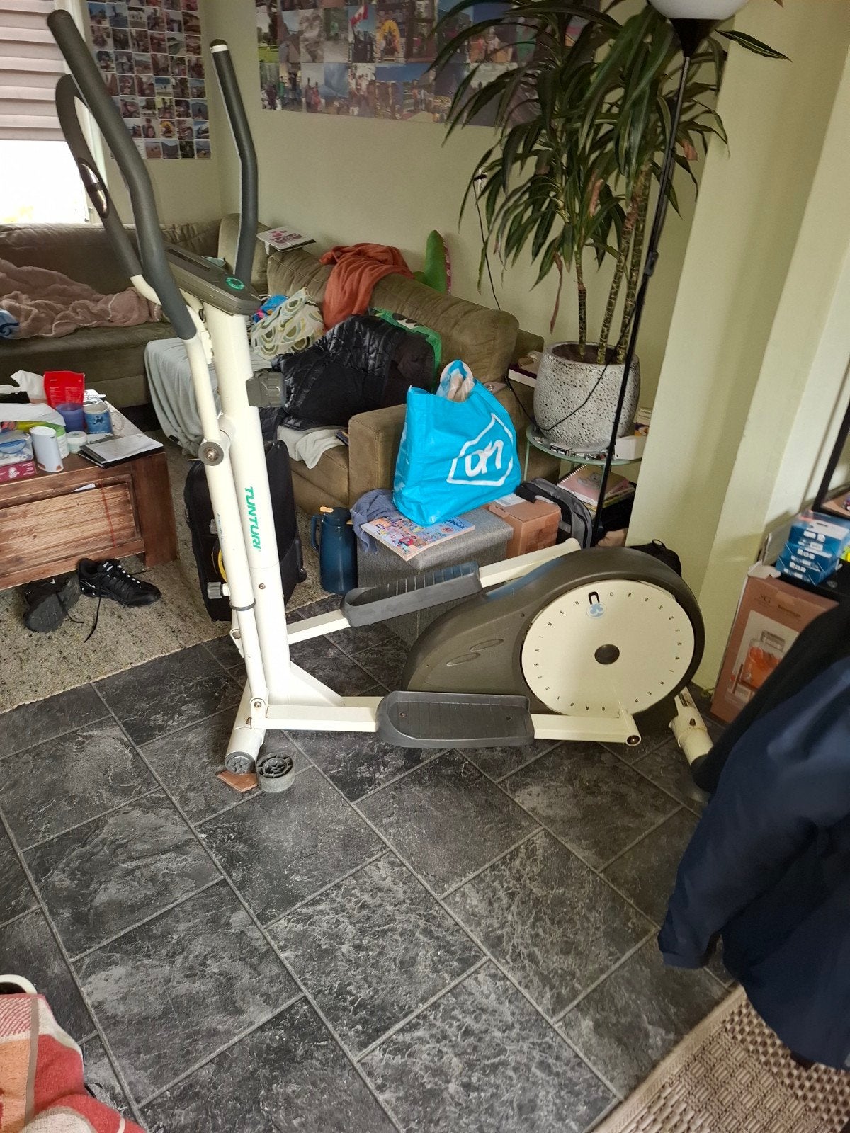 Tunturi Crosstrainer, Sport en Fitness, Ophalen, Gebruikt, Crosstrainer, Metaal