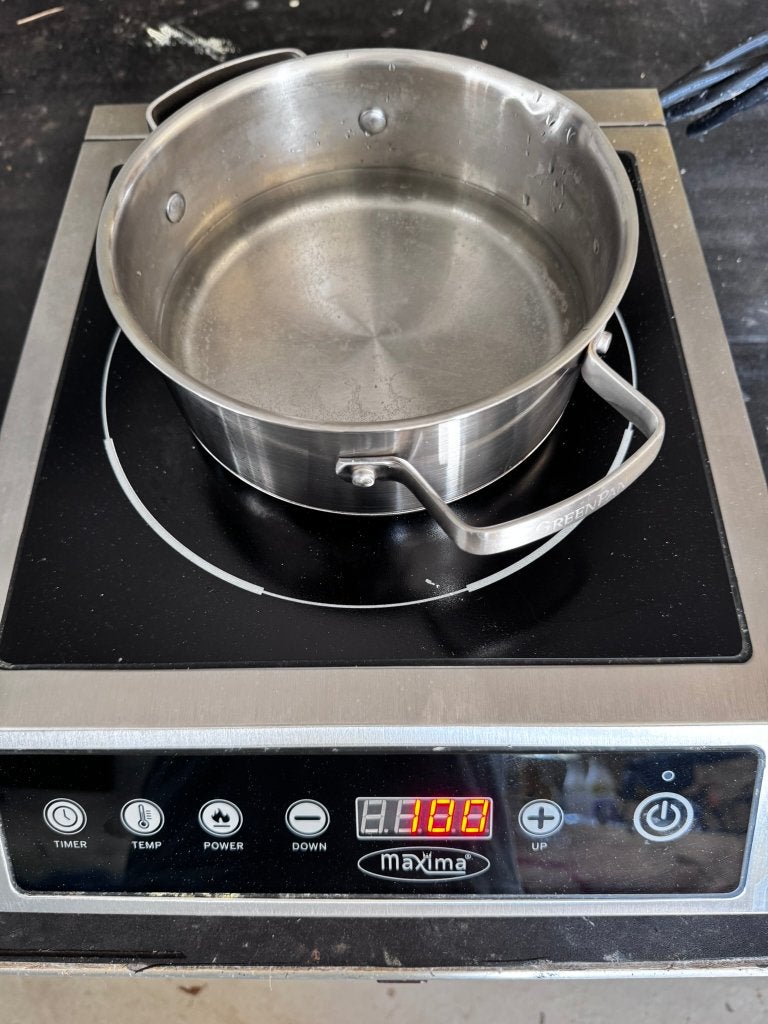 inductie-kookplaat, Ophalen, Gebruikt, 3 kookzones of minder, Energieklasse A of zuiniger
