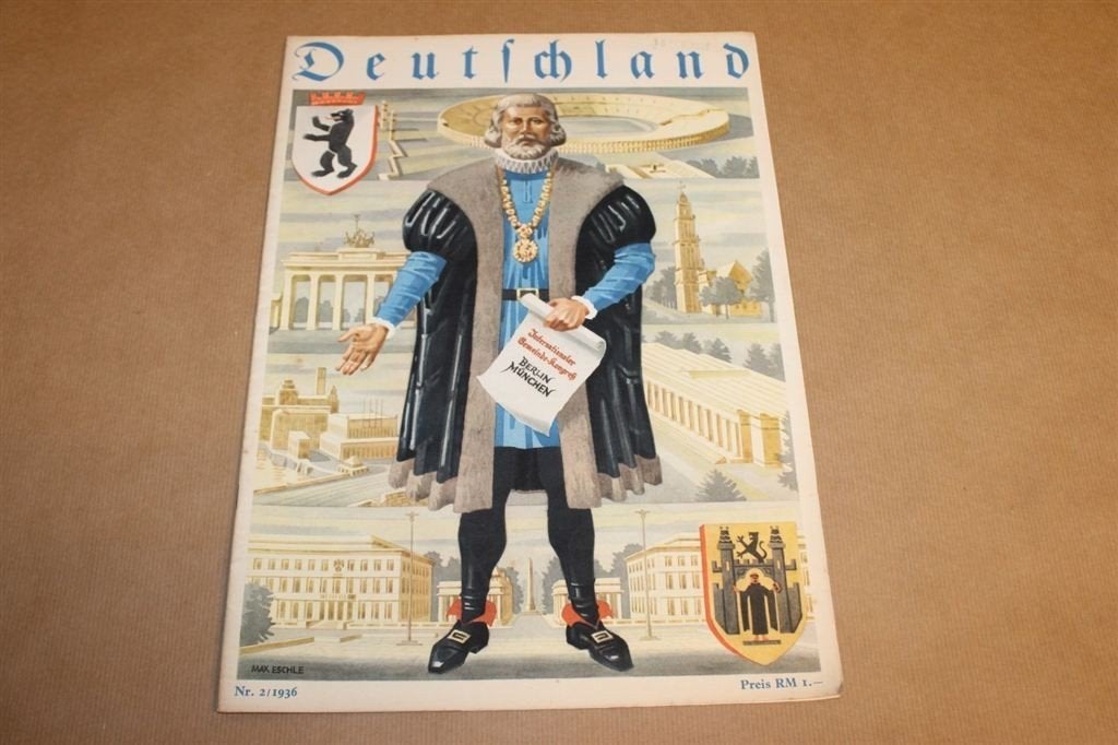 Deutschland - Nr. 2 - 1936 - Hitler Duitsland, Ophalen of Verzenden, 1920 tot 1940, Knipsel(s)