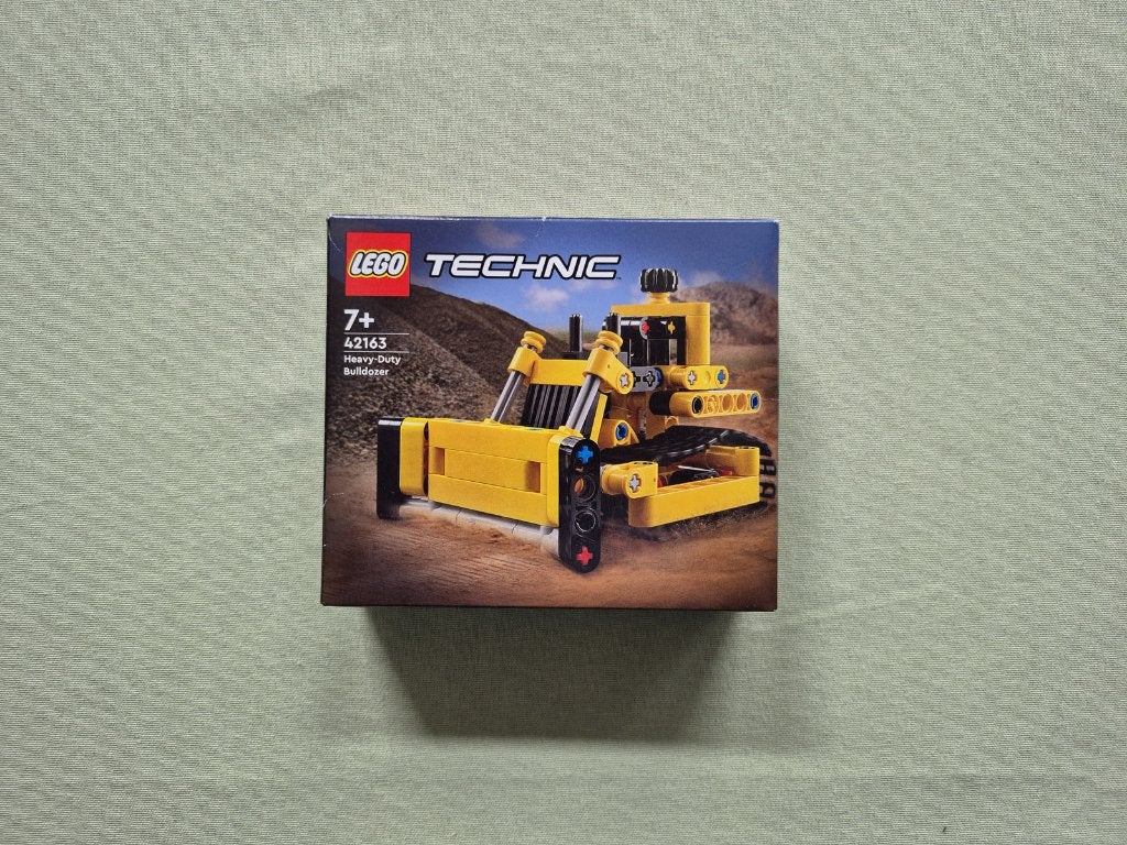Lego Technic set 42163 heavy-duty bulldozer, Inclusief instructies, Gebruikt, Lego, Ophalen of Verzenden