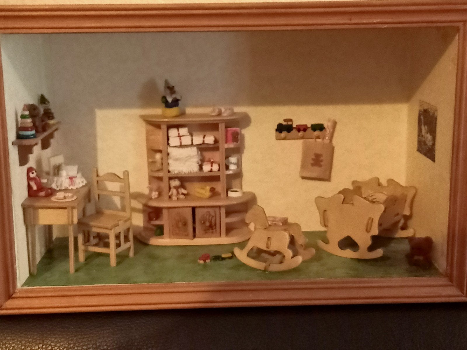 Miniatuur babykamer / poppenhuis, Verzamelen, Poppenhuizen en Toebehoren, Ophalen of Verzenden, Decoratie