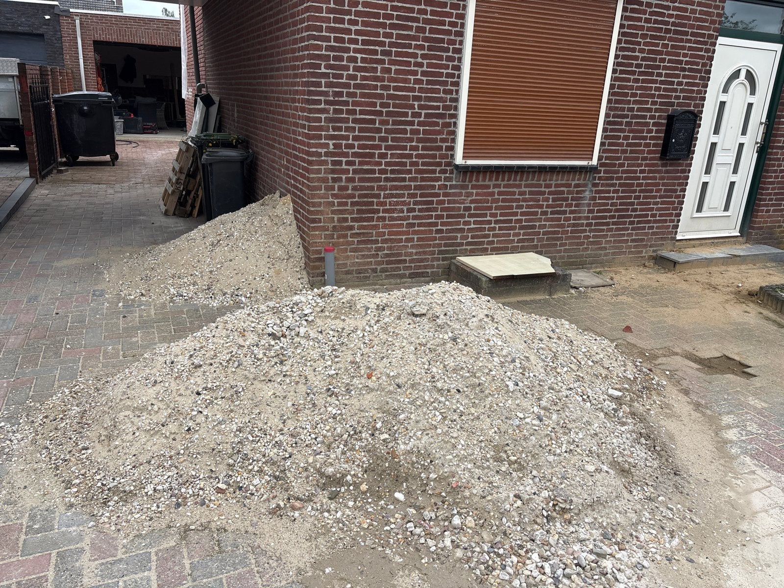 Grind met zand (ballast), Ophalen, Gebruikt, Ophoogzand