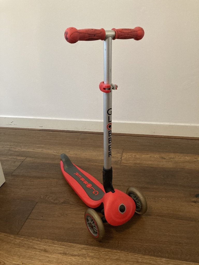 Globber step - rood, Ophalen of Verzenden, Gebruikt, Gewone step, Globber
