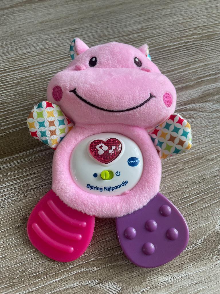 Vtech bijtring Nijlpaardje (nieuw), Ophalen of Verzenden, Nieuw, 6 maanden tot 2 jaar