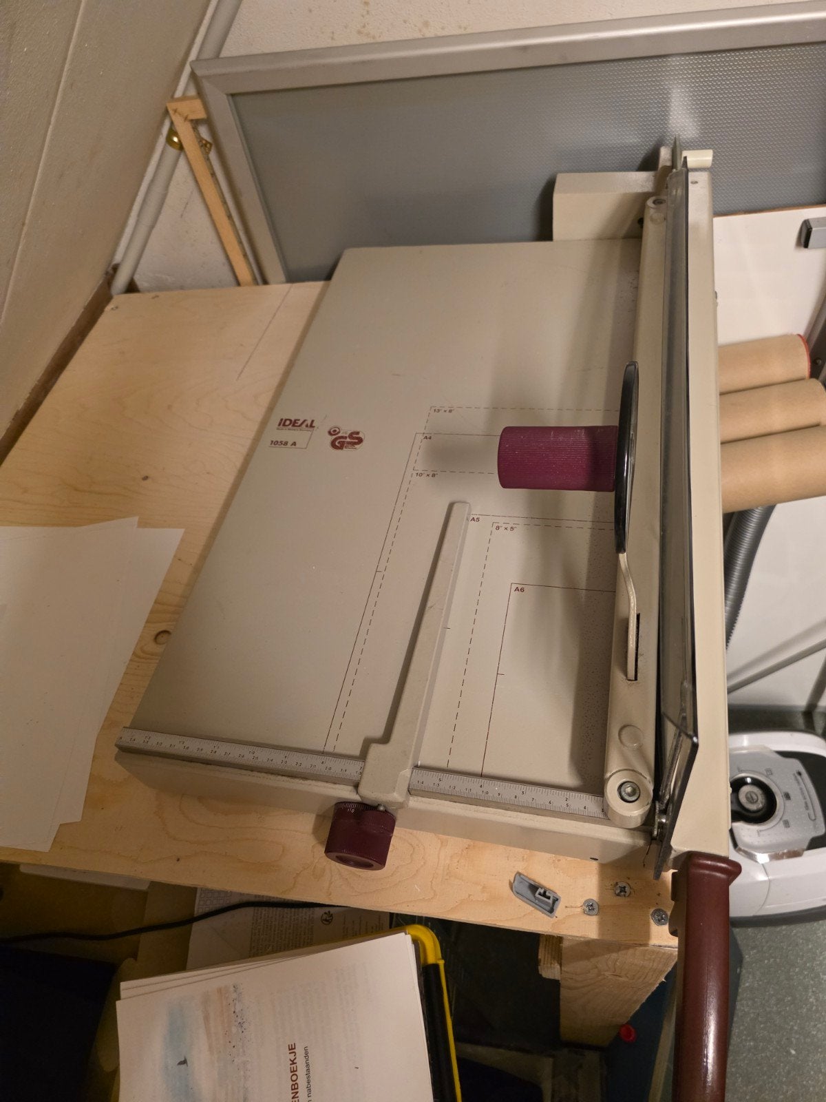 Ideal 1058 A Snijapparaat - Snijmachine, Ophalen, Gebruikt