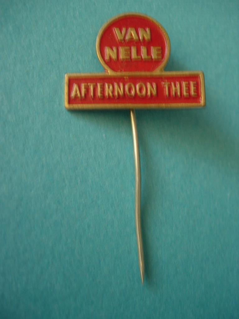 Speldje van VAN NELLE afternoon thee, Verzenden, Zo goed als nieuw, Merk, Speldje of Pin