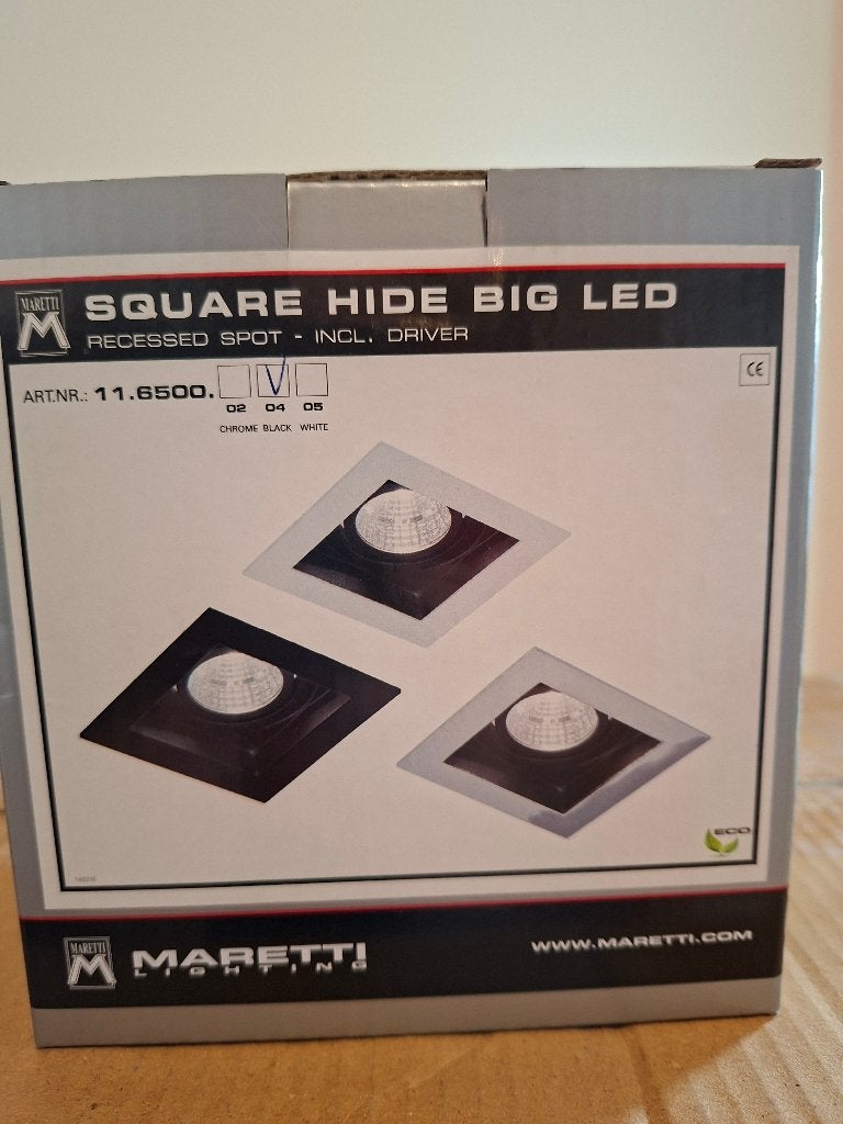 Inbouwspot, Ophalen, Led, Metaal of Aluminium, Nieuw
