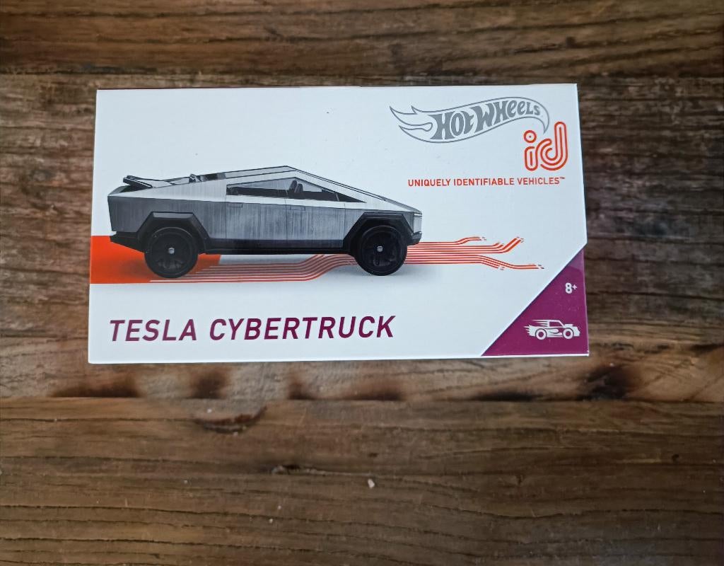 Hot Wheels Tesla Cybertruck ID grijs, Hobby en Vrije tijd, Modelauto's | Overige schalen, Nieuw, Auto, Ophalen of Verzenden