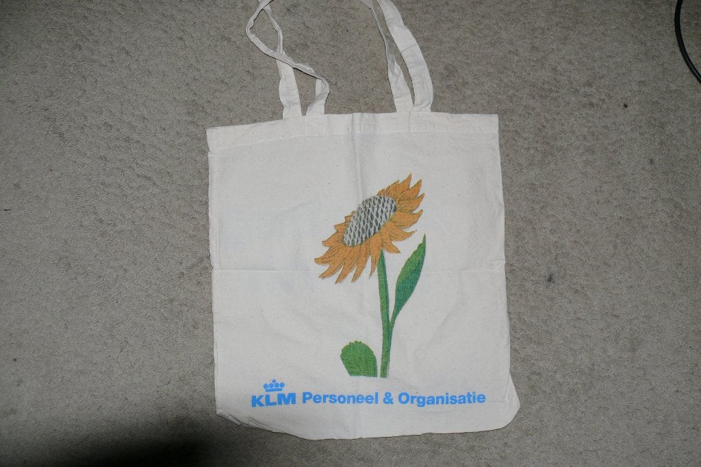 KLM HR Personeel & Organisatie. Linnen tas uit de 90er jaren, Verzenden, Nieuw, Overige typen