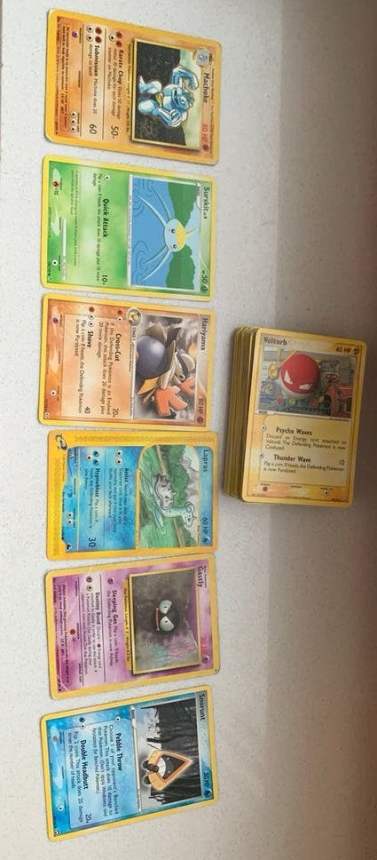 Pokemon bulk kaarten random 1995 tot 2026, Ophalen of Verzenden, Winkel, Super of Benzinepomp, Volle spaarkaart