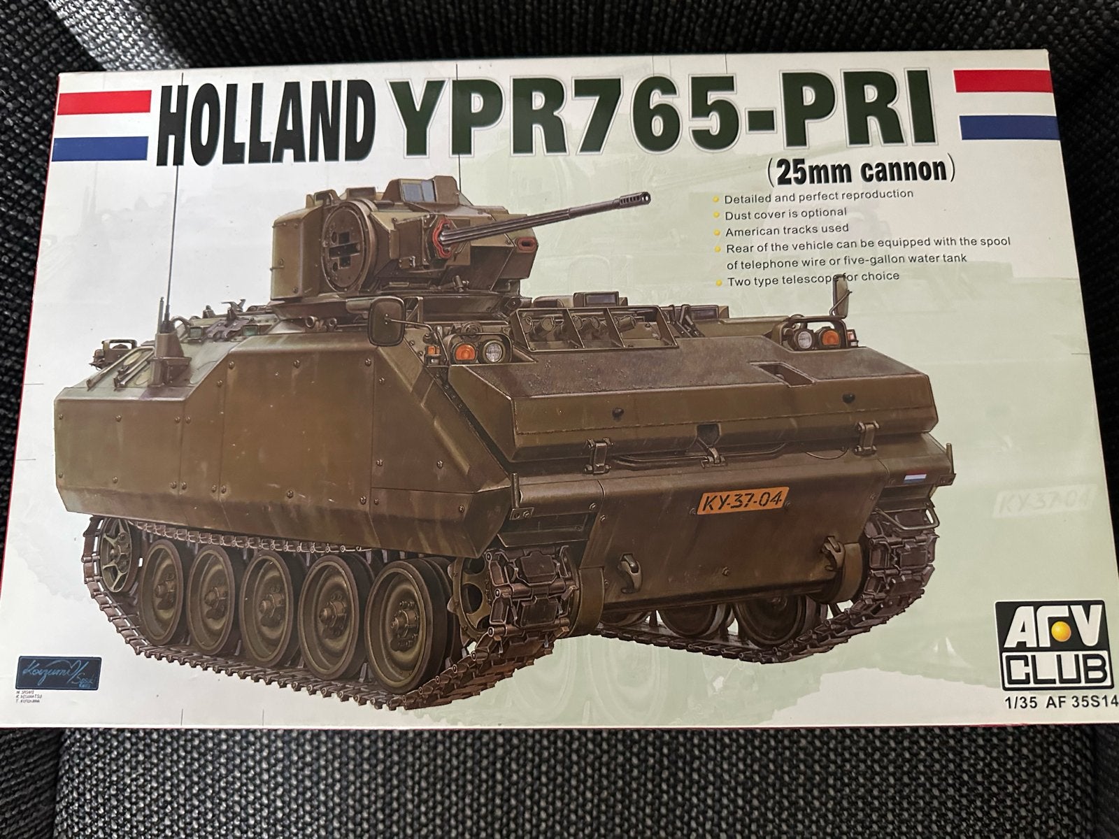 AFV Club YPR765-PRI (25mm kanon) modelbouw kit, Overige merken, Tank, 1:32 tot 1:50, Nieuw