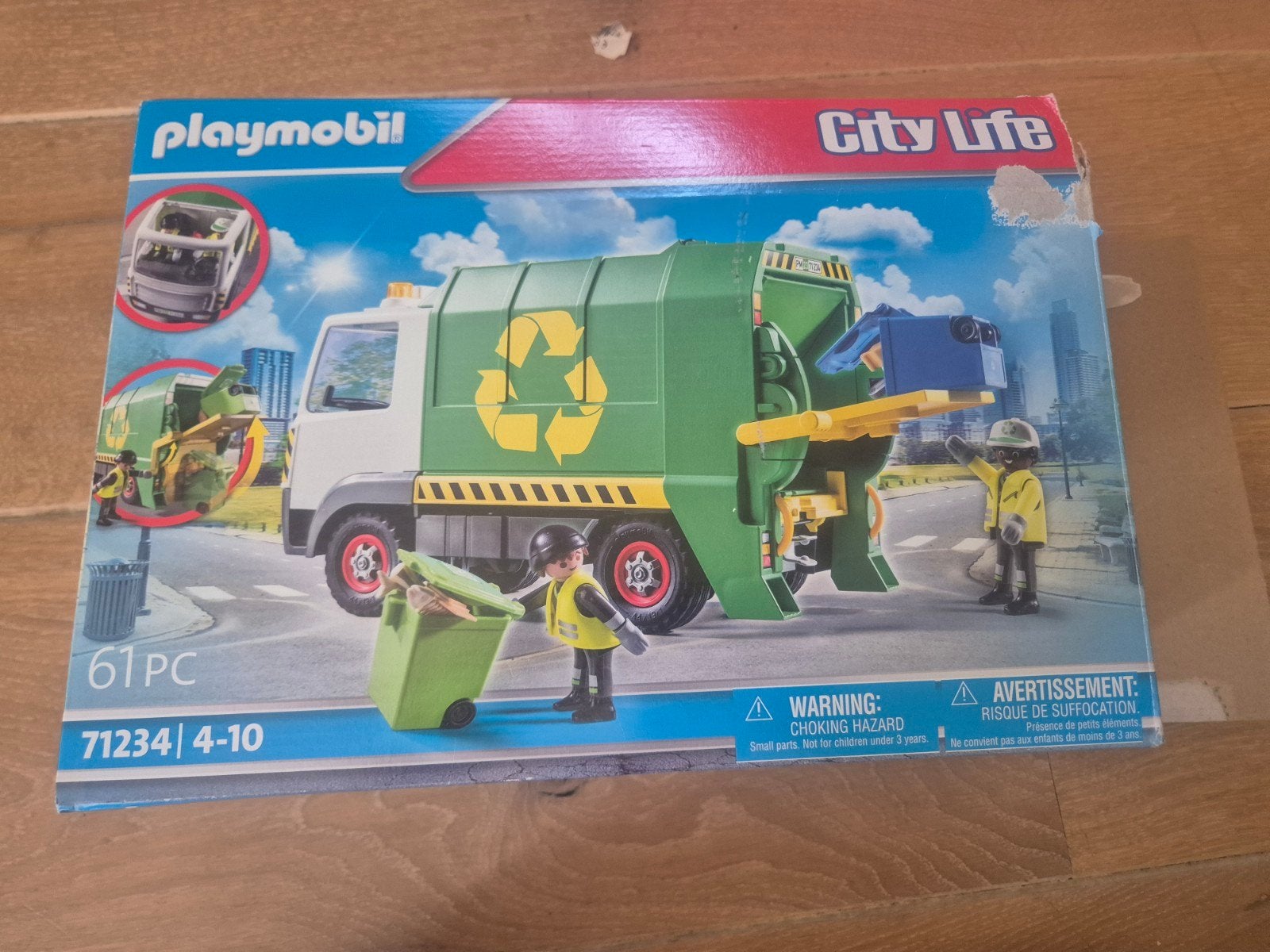 playmobil  vuilniswagen, Kinderen en Baby's, Speelgoed | Playmobil, Ophalen of Verzenden, Zo goed als nieuw