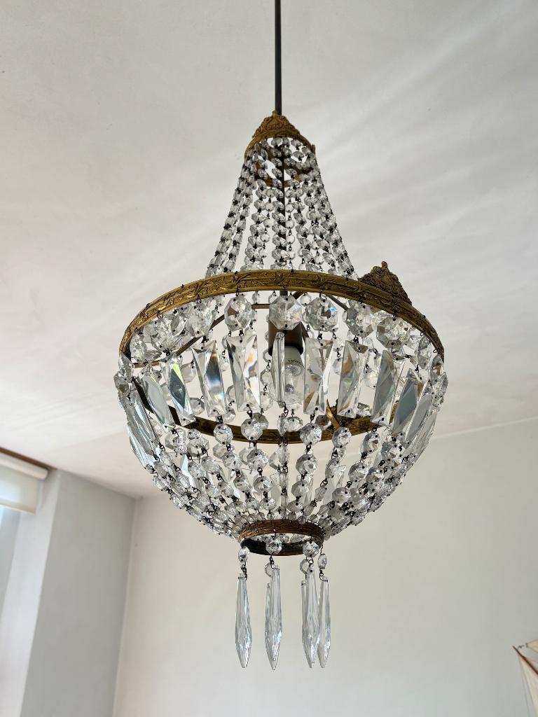 Lampen, Antiek, Gebruikt, 50 tot 75 cm, Ophalen of Verzenden