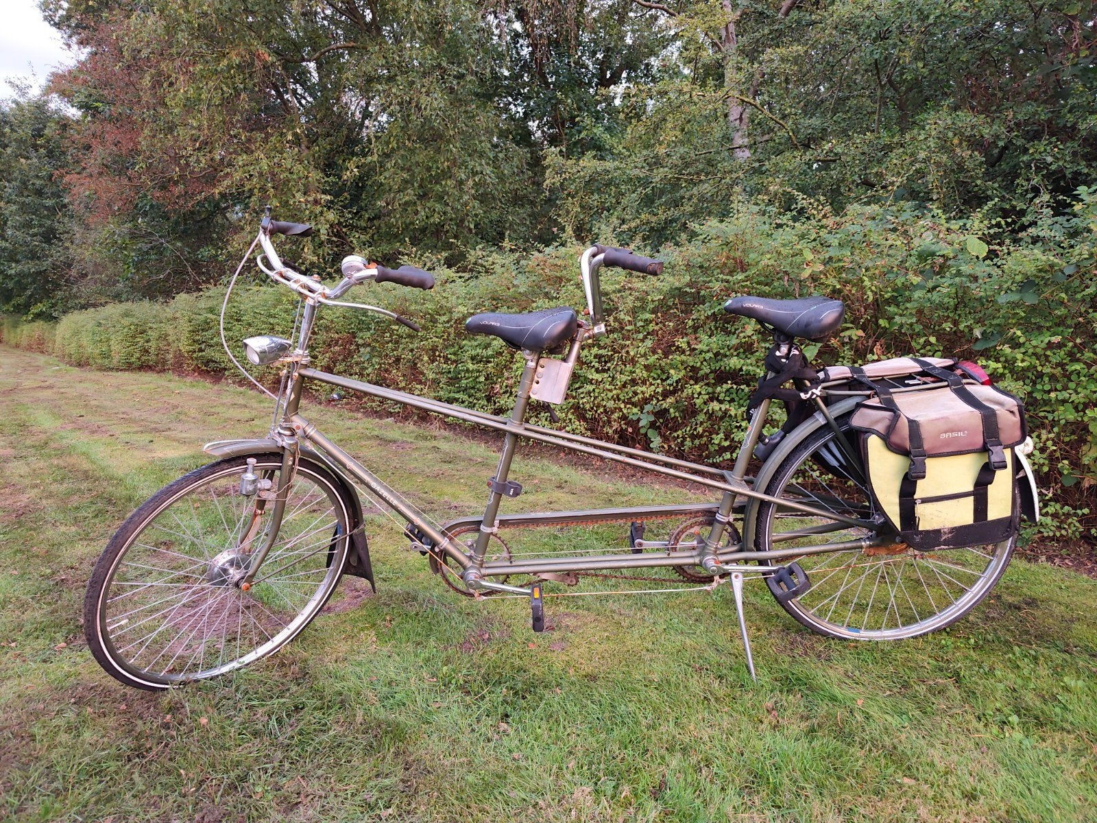 Vintage Tandemfiets - Perfect voor Duoritten, Fietsen en Brommers, Minder dan 10 versnellingen, Gebruikt, 51 tot 55 cm, Ophalen