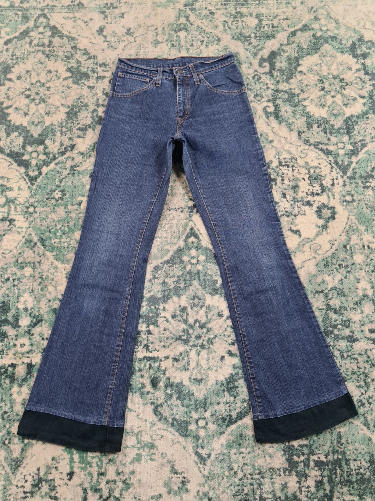 Levi’s Flare W26 L32 Dames Tulsi2632 Mid-rise, Blauw, Ophalen of Verzenden, Zo goed als nieuw, W27 (confectie 34) of kleiner
