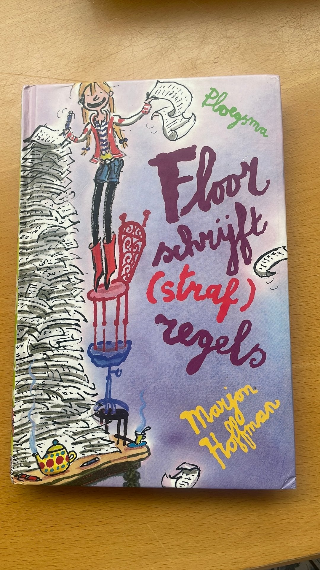 Marjon Hoffman - Floor schrijft strafregels, Fictie algemeen, Ophalen of Verzenden, Zo goed als nieuw, Marjon Hoffman