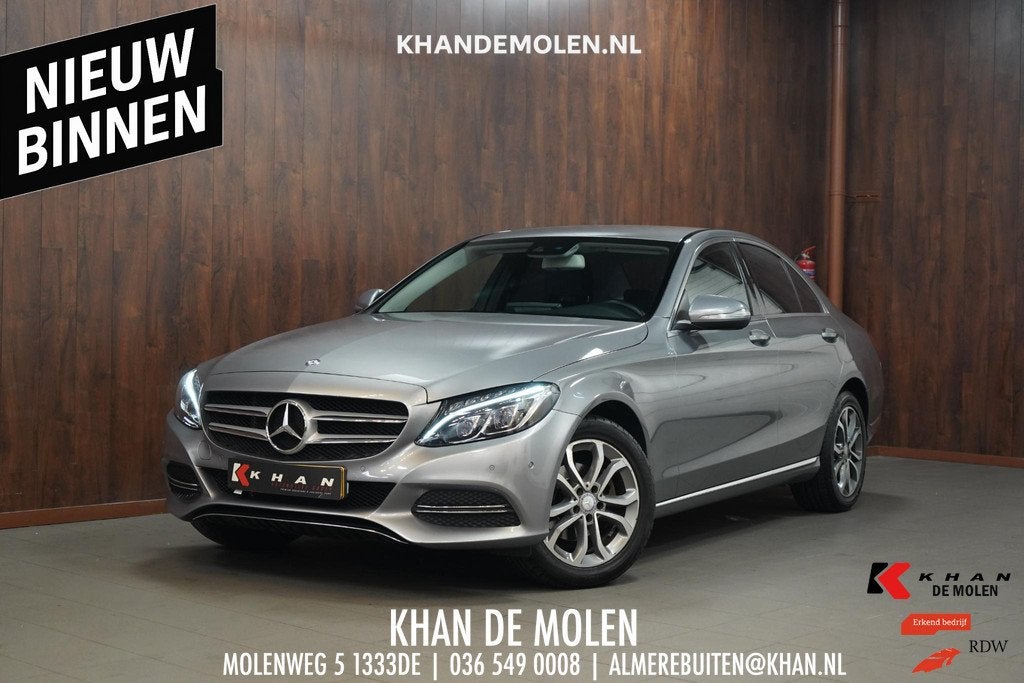 Mercedes-Benz C-klasse 180 Ambition, Auto's, Automaat, Euro 6, Bedrijf, Automatische klimaatregeling