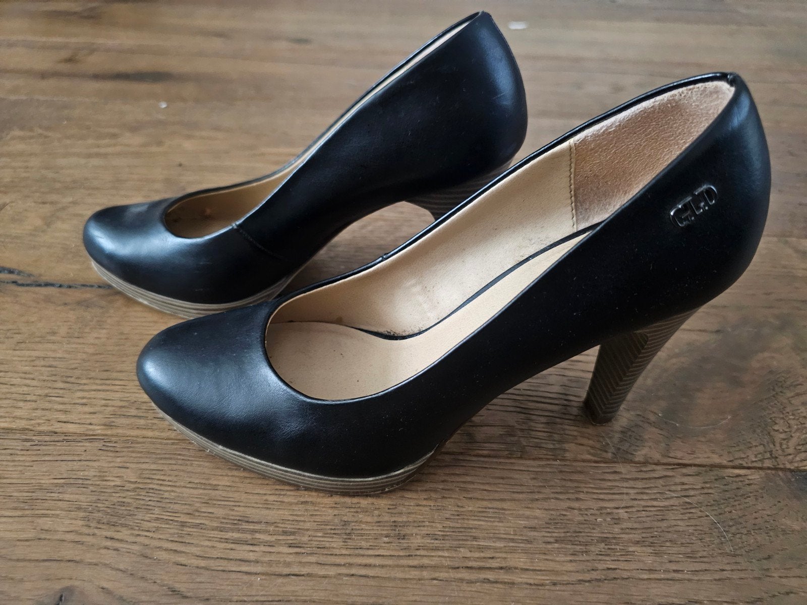 Zwarte Graceland pumps met hak - Maat 38, Pumps, Zwart, Ophalen of Verzenden, Zo goed als nieuw