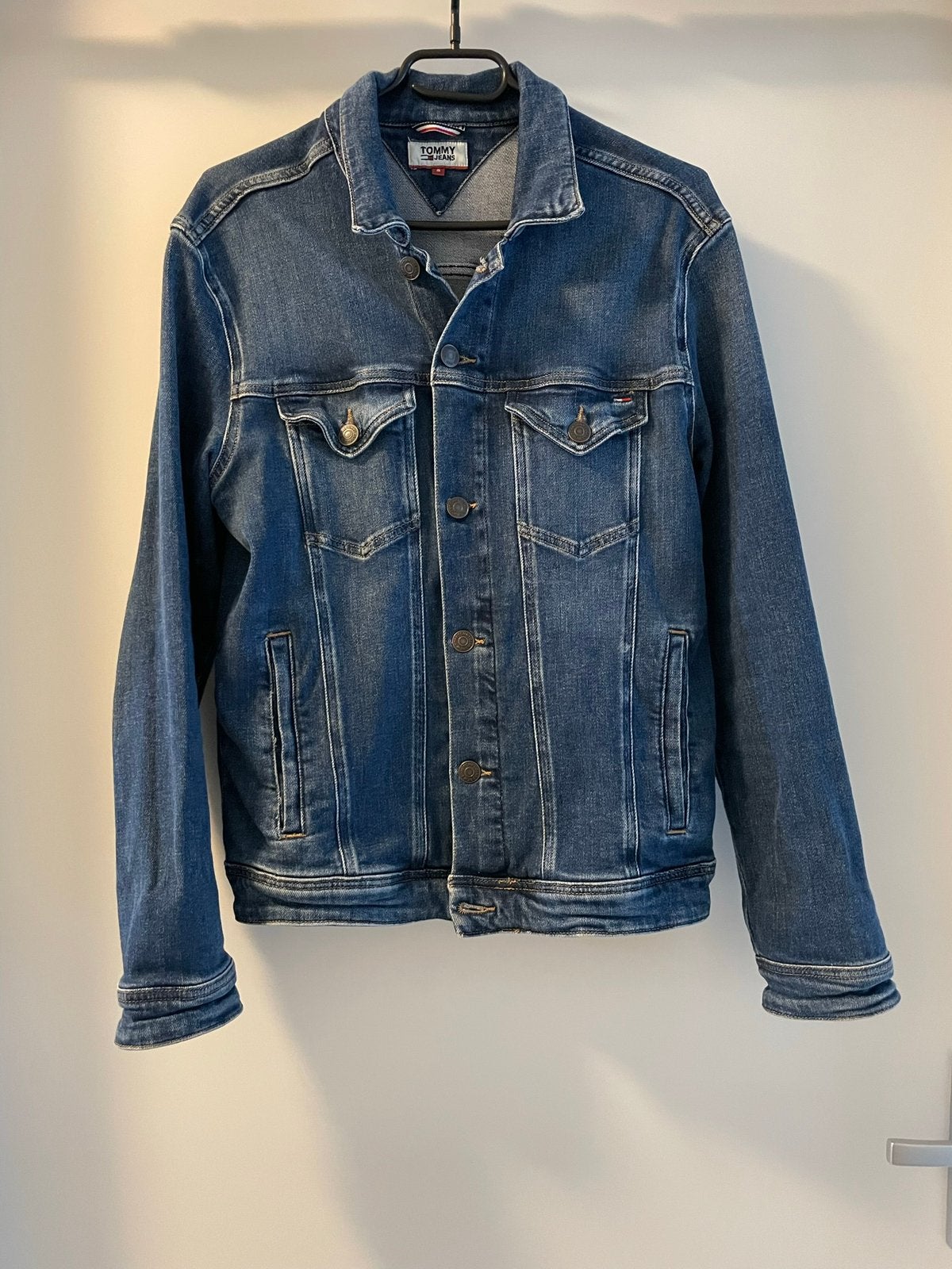 Tommy Jeans classic denim trucker jacket - Maat S., Kleding | Heren, Ophalen of Verzenden, Zo goed als nieuw, Maat 46 (S) of kleiner