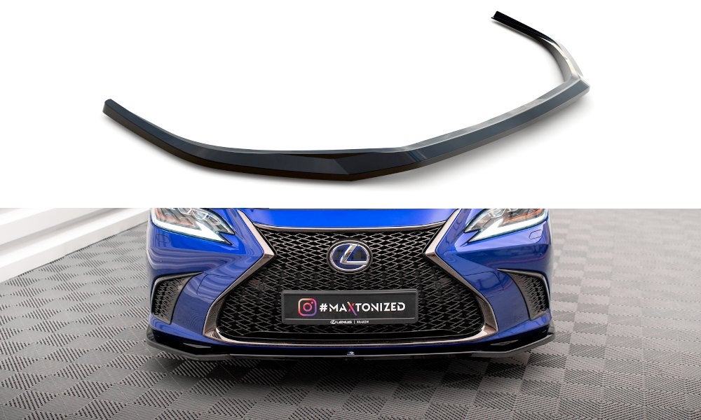 Voorlip sideskirt spoiler diffuser - Lexus ES F Sport 18-25, Auto diversen, Ophalen of Verzenden