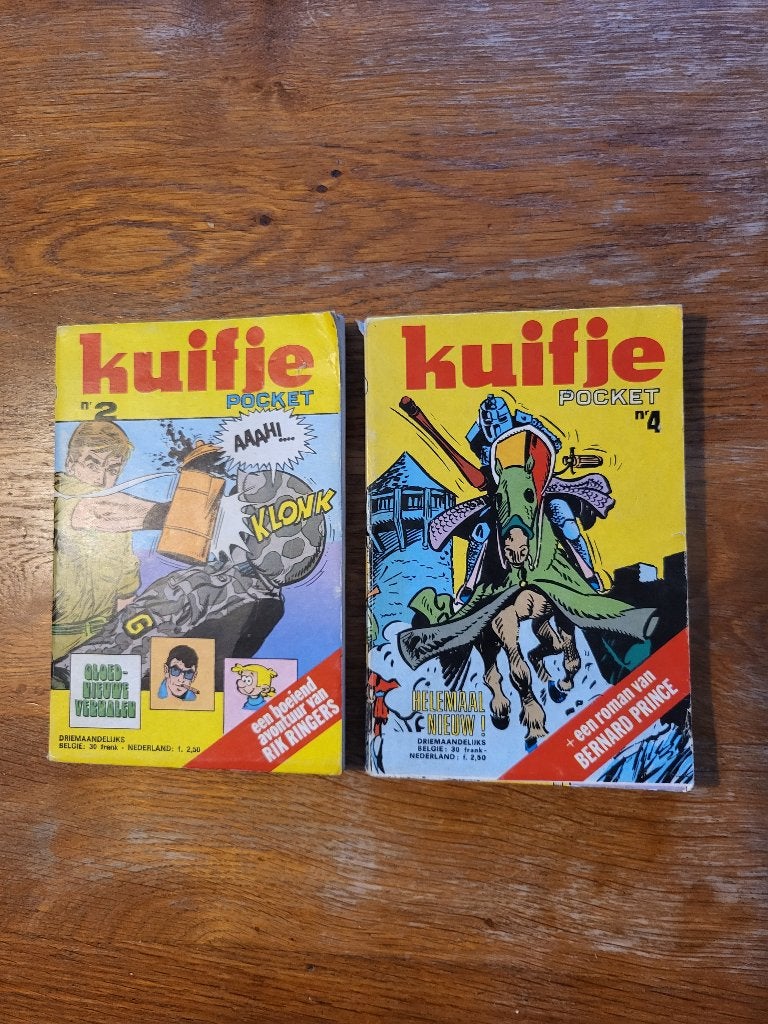kuifje pockets, nummers 2 en 4, Boeken, Gelezen, Ophalen of Verzenden, Meerdere stripboeken, Hergé