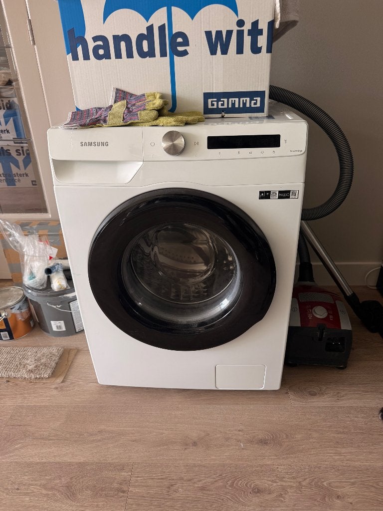Samsung WW80TA049AE EcoBubble Wasmachine, Ophalen, 1200 tot 1600 toeren, 8 tot 10 kg, Zo goed als nieuw
