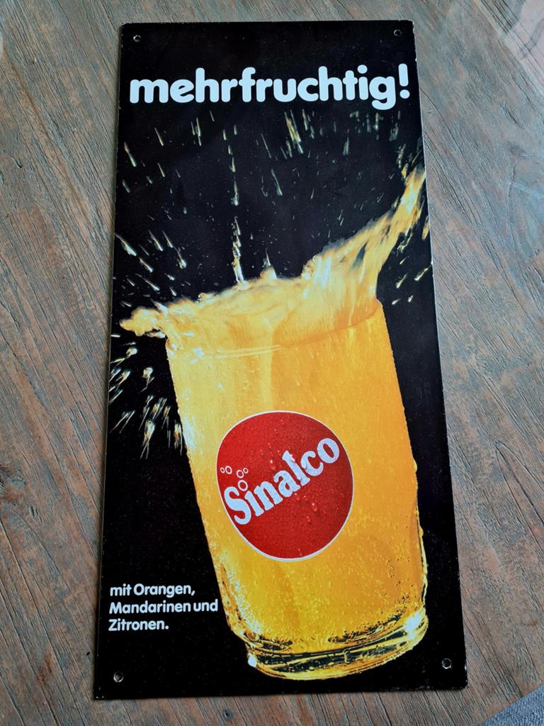 Sinalco reclamebord, Ophalen of Verzenden, Reclamebord