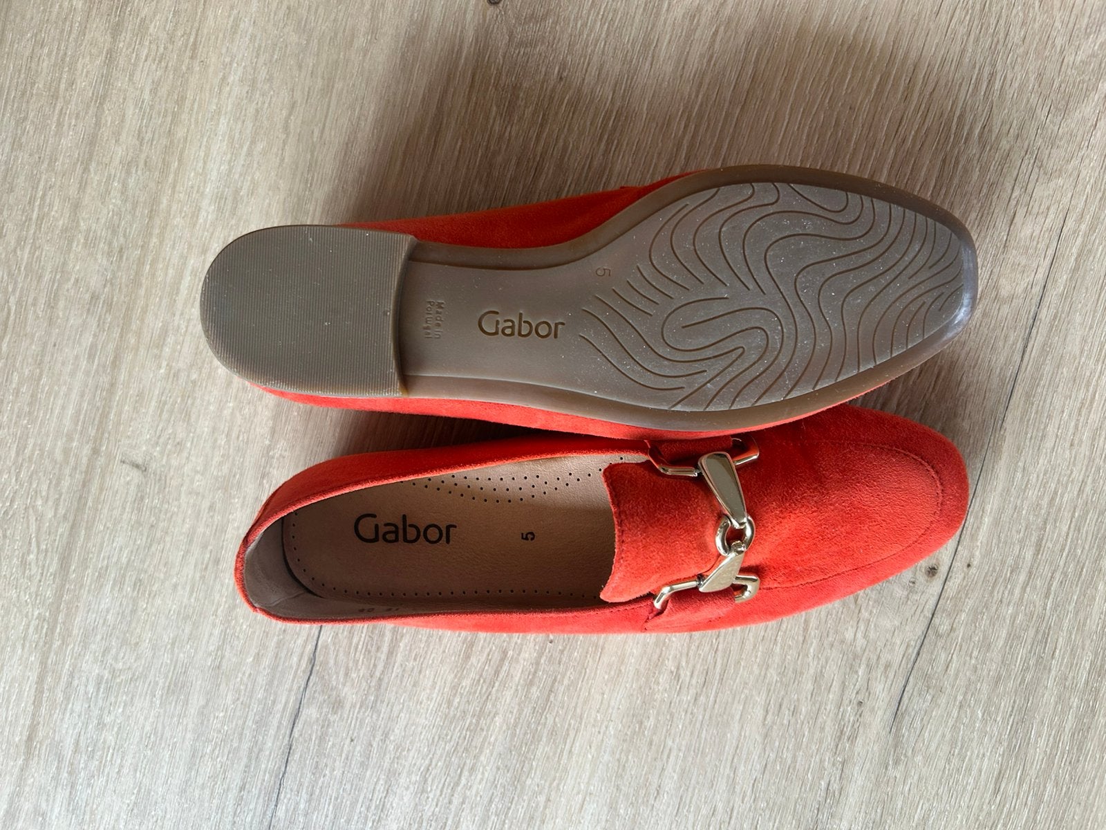 Te koop Gabor dames loafers, Instappers, Nieuw, Oranje, Ophalen of Verzenden