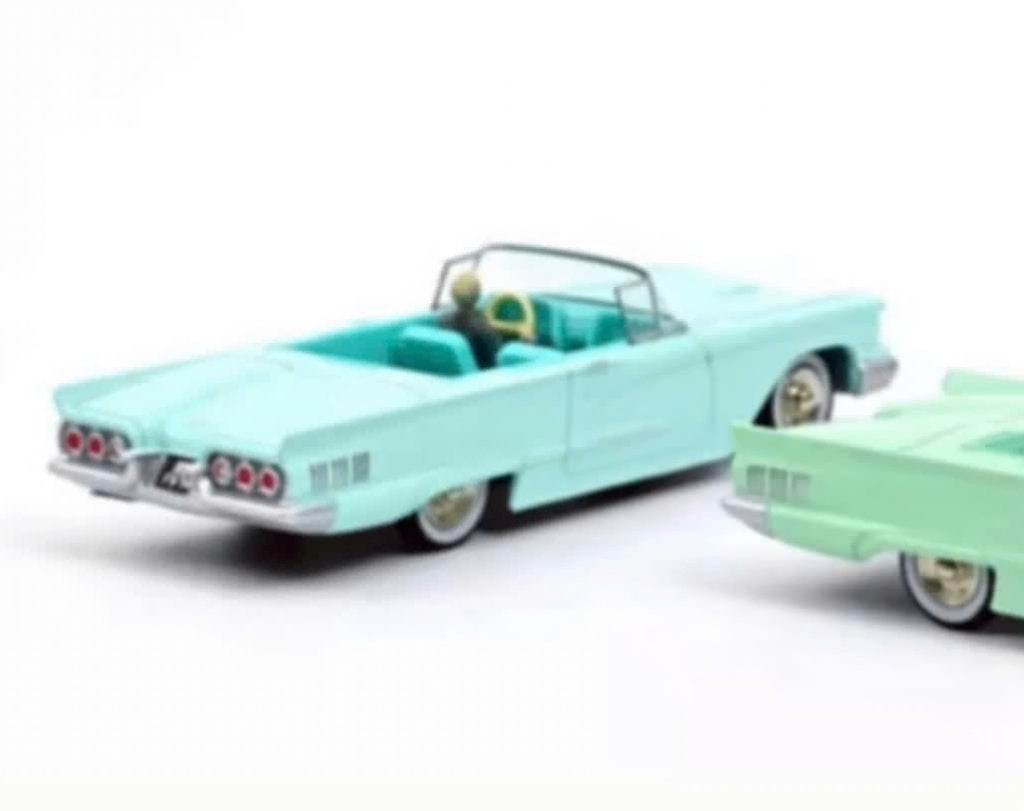 Ford Thunderbird 1960 BLAUW NOREV / DINKY 1:43 ref. CL2712, Verzenden, Nieuw, Auto, Norev