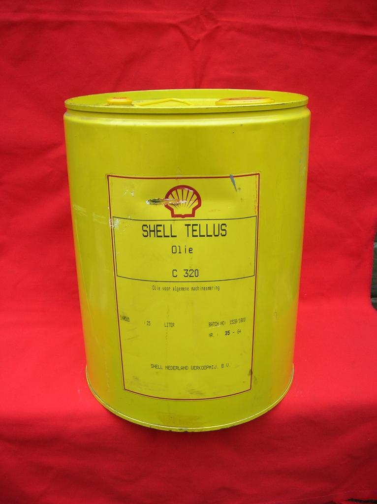 Shell Tellus olie, Machine smering, Ophalen