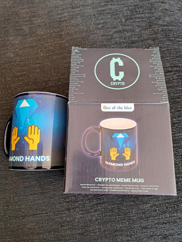 Crypto meme mug, Hobby en Vrije tijd, Ophalen, Nieuw