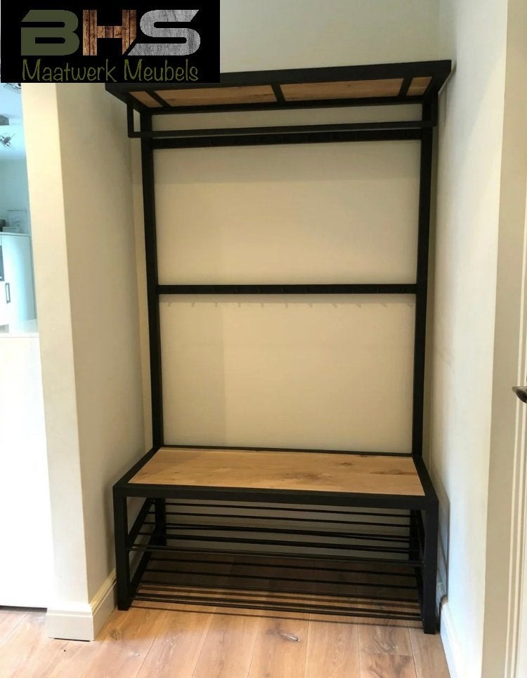 Kapstok Nijmegen - volledig op maat en naar wens! #eiken, Huis en Inrichting, BHS Maatwerk Meubels, Info@bhs-maatwerkmeubels.nl