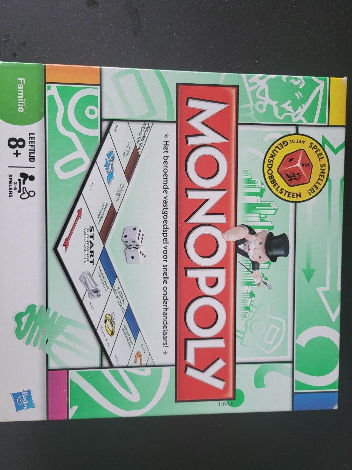 Monopoly bordspel in goede staat, Een of twee spelers, Ophalen of Verzenden, Zo goed als nieuw, Parker/Hasbro