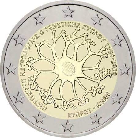 2 euro UNC - Cyprus 2020, Postzegels en Munten, Munten | Europa | Euromunten, Ophalen of Verzenden, Cyprus, 2 euro, Losse munt