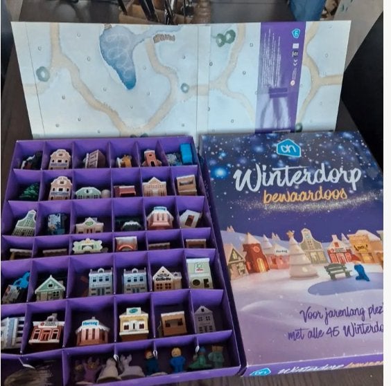 speelgoed wate zandbak dorp Albert Heijn huisjes v kunststof, Ophalen of Verzenden, Zo goed als nieuw