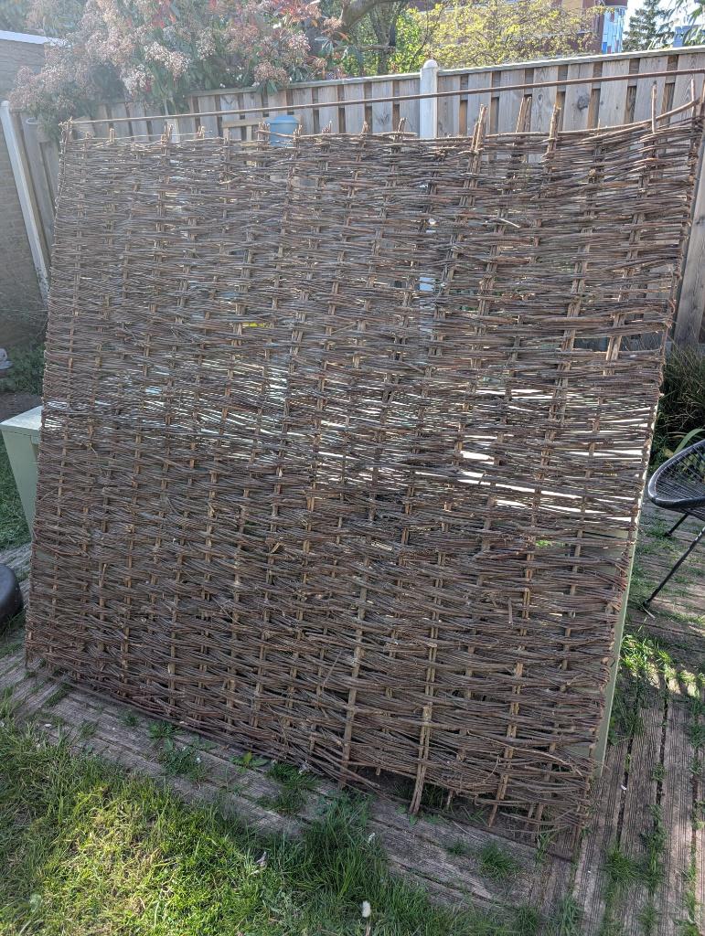 schutting in metaalframe, Tuin en Terras, Schuttingen, Ophalen, Overige materialen, Minder dan 3 meter, 1 tot 2 meter