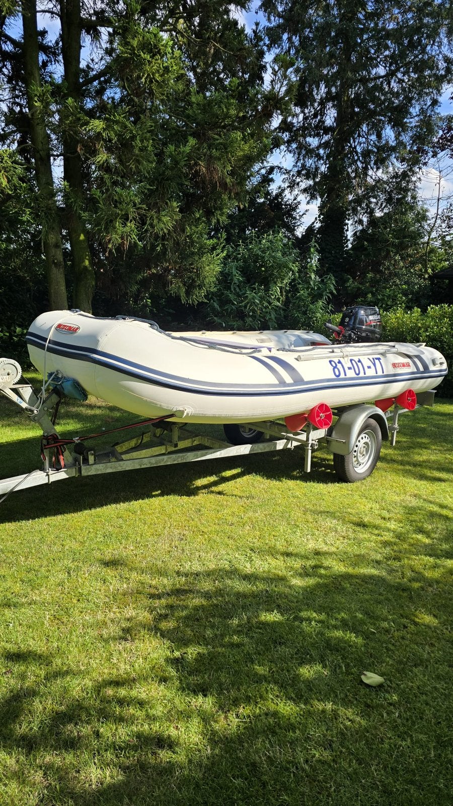 Boot Suzumar 390 met 20PK suzuki leanburn 4takt, Watersport en Boten, Ophalen, Gebruikt, Overige typen