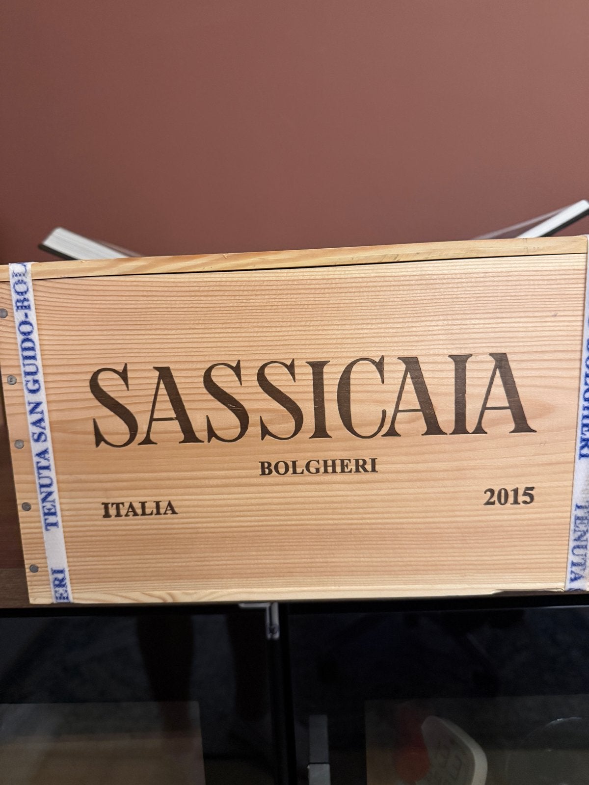 6 flessen Sassicaia 2015, Verzamelen, Wijnen, Ophalen, Nieuw, Italië, Rode wijn
