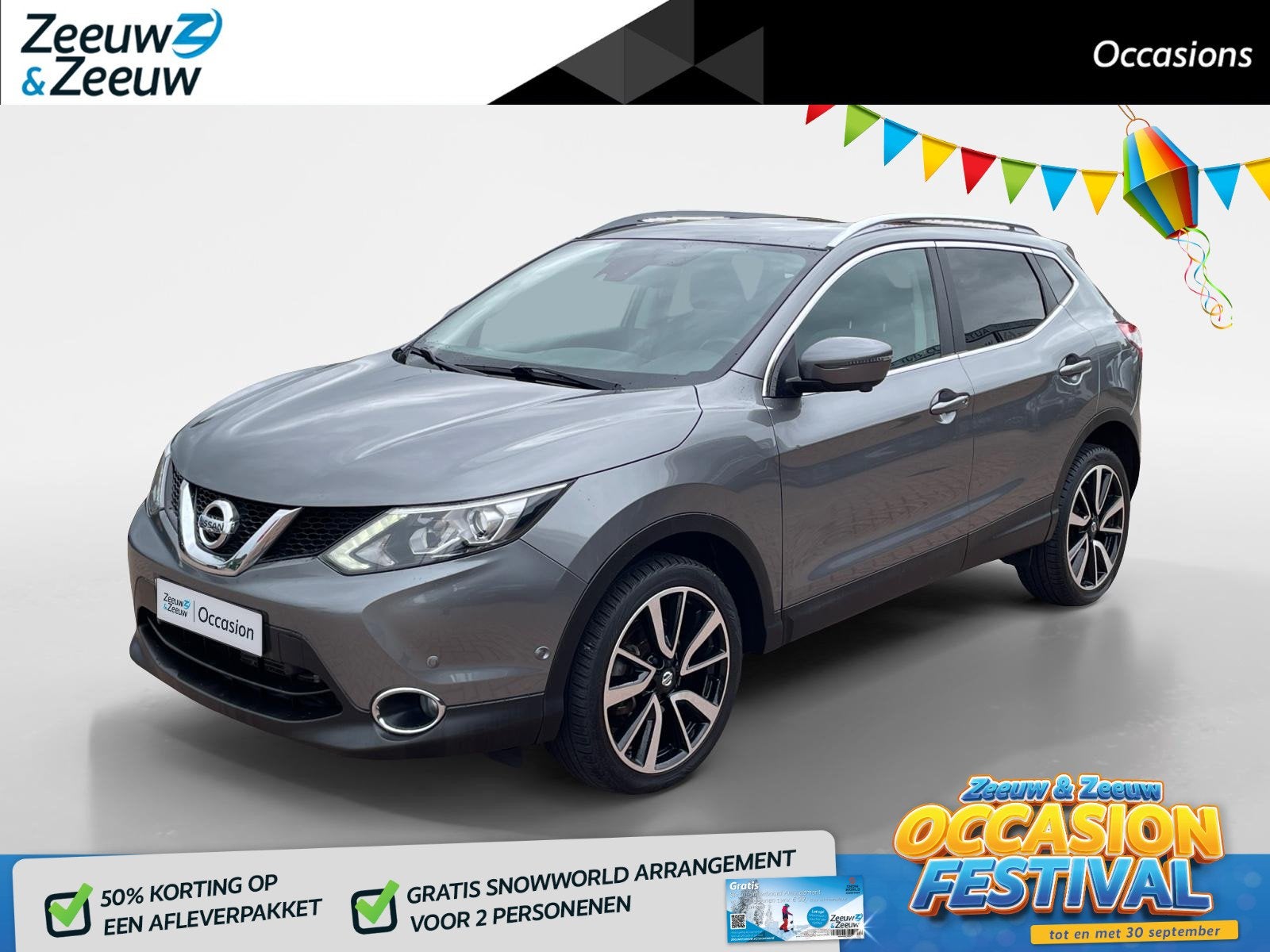 Nissan Qashqai 1.2 Tekna *Automaat*Navi+360Camera*Climate Co, Auto's, Dealer onderhouden, Gebruikt, 4 cilinders, 116 pk