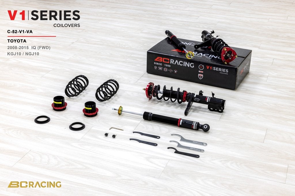 BC Racing schroefset verlaging - Toyota IQ 08-15, Auto diversen, Tuning en Styling, Ophalen of Verzenden