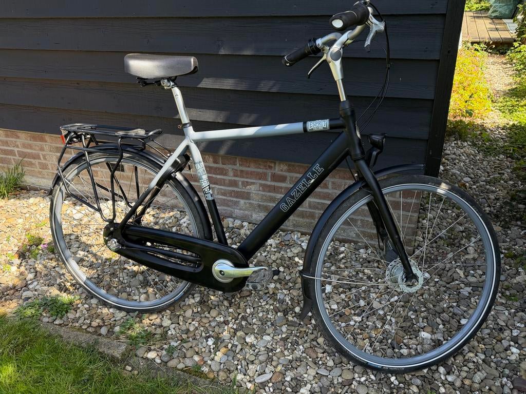Gazelle Esprit stadsfiets - Zwart/Grijs, Ophalen, Versnellingen, Gazelle, Trommelrem