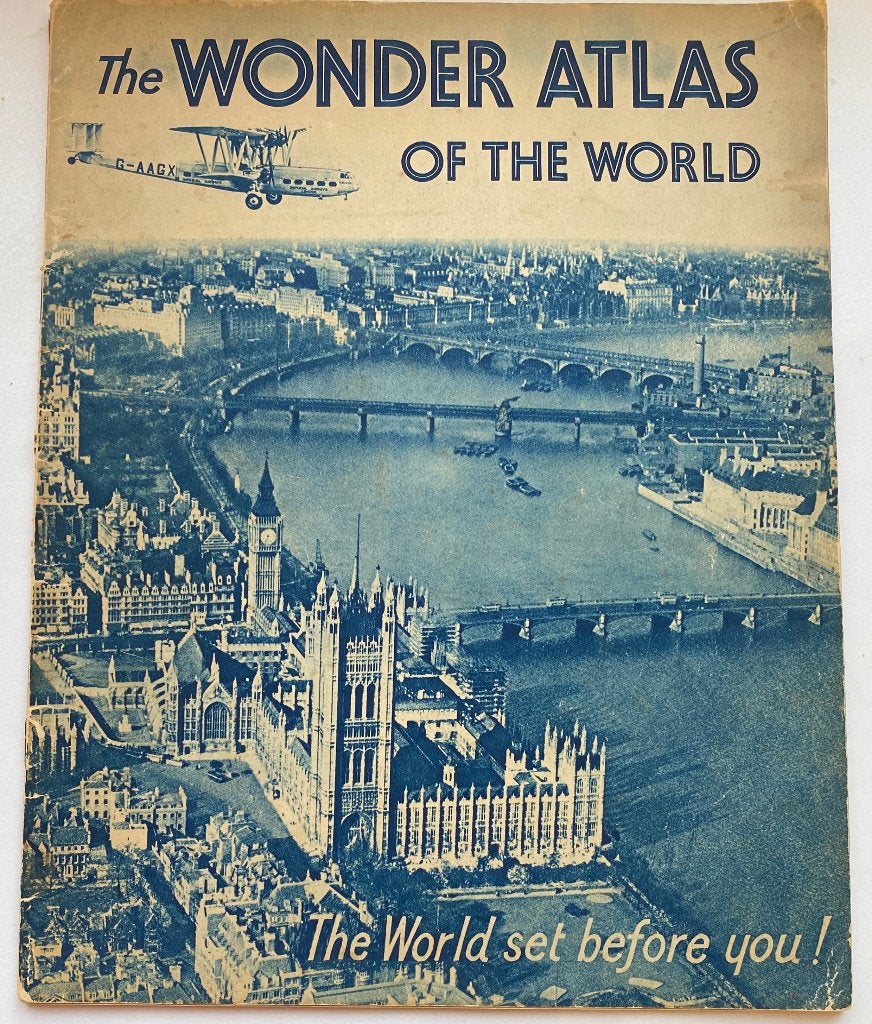 The Wonder Atlas of the World - Vintage Atlas, Boeken, Gelezen, Overige atlassen, Ophalen of Verzenden, The Literary Press, Ltd.
