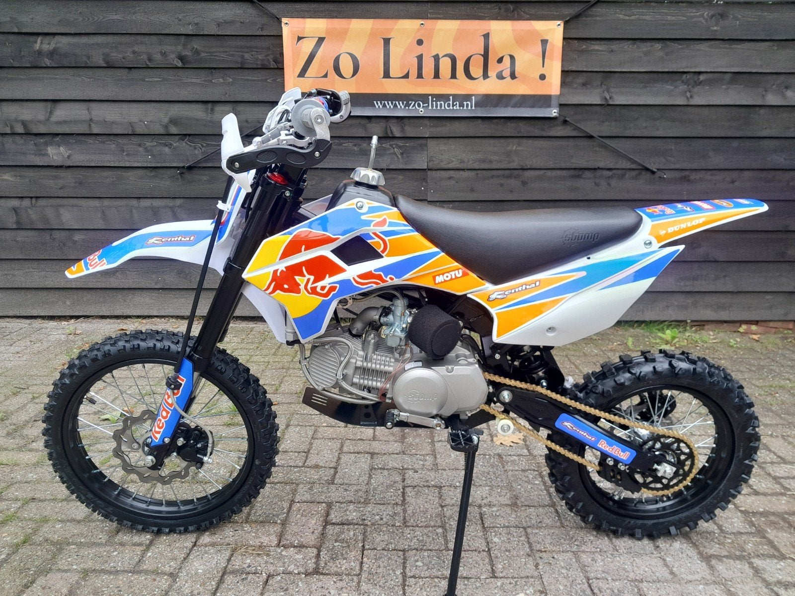 Stomp Z3-160 Red Bull uitvoering !!!, Fietsen en Brommers, Minibikes, Midibikes en Pitbikes, Ophalen, Pitbike, Stomp, Schijfrem